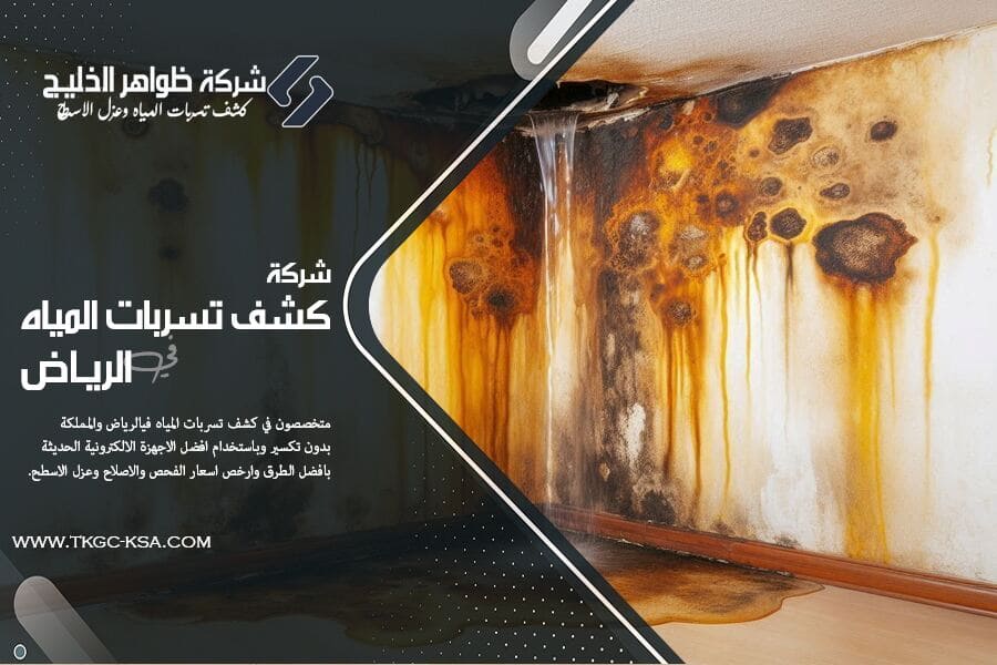 عفن الجدران احد مظاهر تسريبات المياه في الرياض